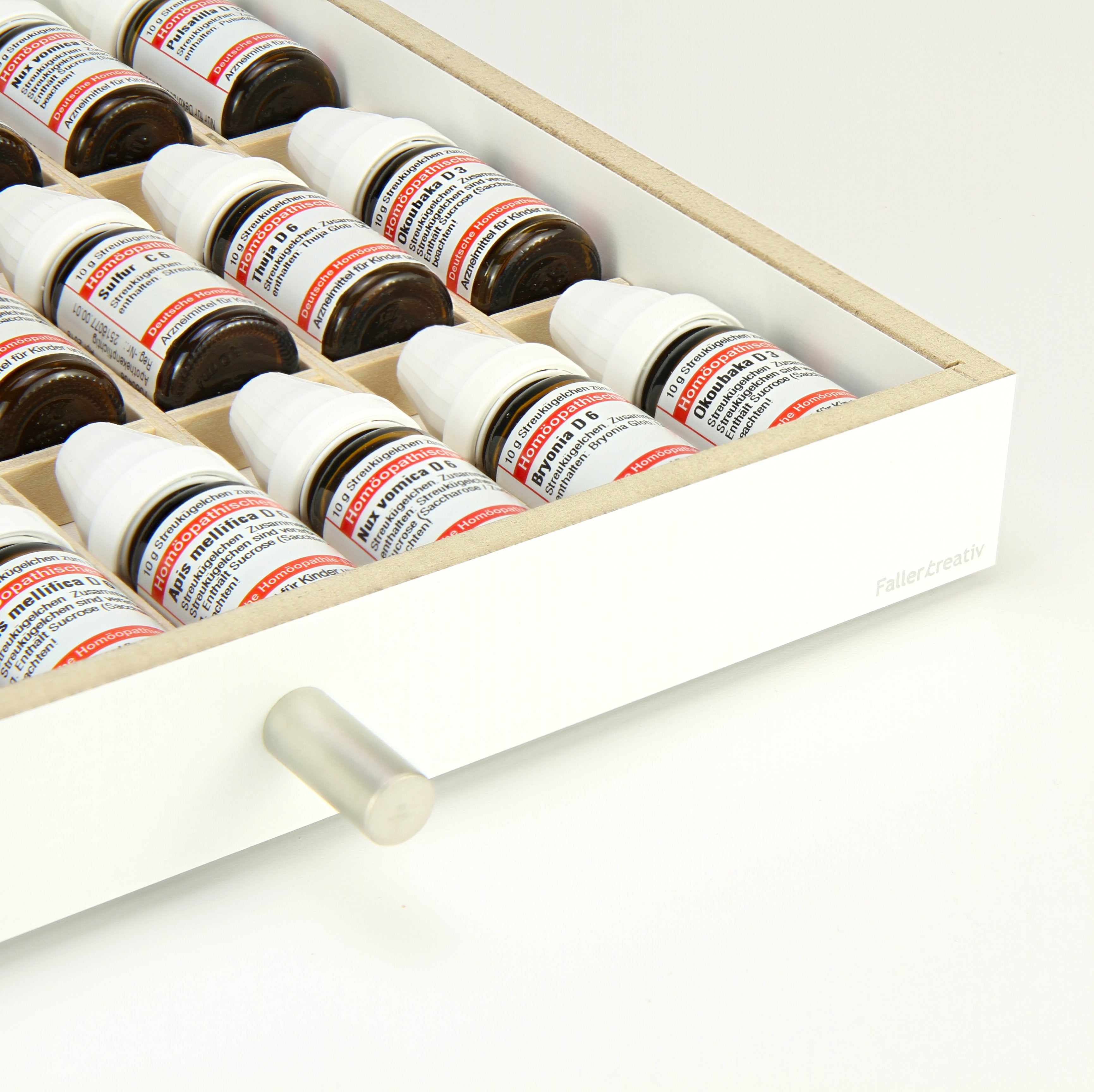 Schublade für Homöopathie DHU Faller kreativ